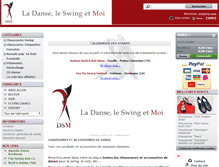Tablet Screenshot of ladanseleswingetmoi.fr